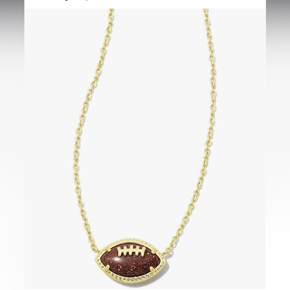 Kendra Scott -Football Short Pendant Necklace, Fashion Jewelry for Women